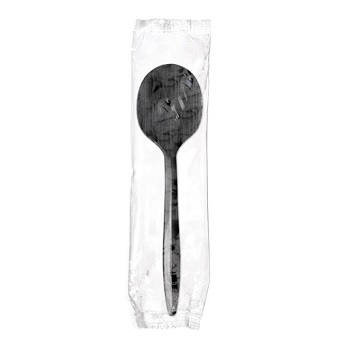 Plastic Spoons - Black Disposable Spoons