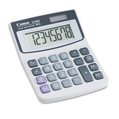 Canon LS82Z Handheld Calculator, 8-Digit LCD | #MCALCLS82Z