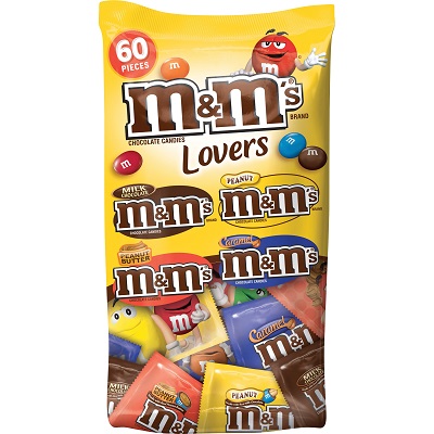 M&M's Chocolate Candy Fun Size Assorted - M&Ms Milk Chocolate, Peanut And  Peanut Butter Assorted - M&Ms Chocolate Candy Variety Pack – 2 Pounds