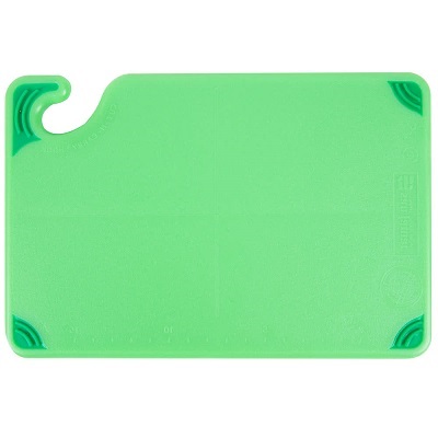 San Jamar Non-Slip Cutting Board, 9 x 12 x 3/8, 6 Colors