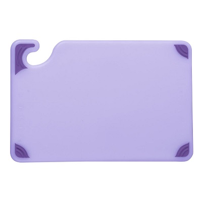 San Jamar Non-Slip Cutting Board, 9 x 12 x 3/8, 6 Colors