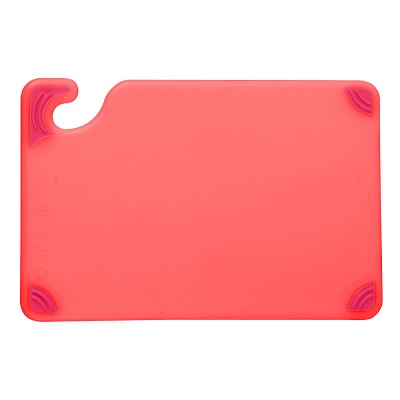 San Jamar Non-Slip Cutting Board, 9 x 12 x 3/8, 6 Colors