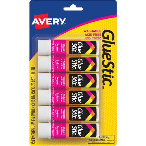 School Glue Sticks, Washable, .42-oz., 2-Pk.