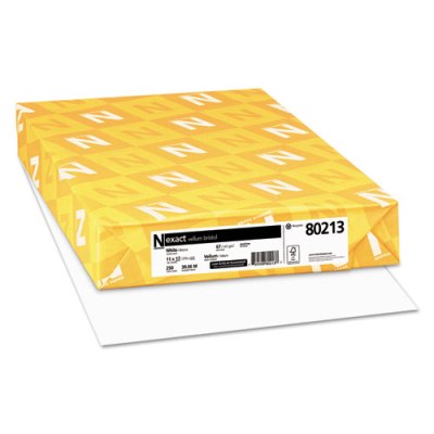 Jam Paper Vellum Bristol Tabloid Cardstock, 11 x 17, 67lb Green, 50 Sheets/Pack