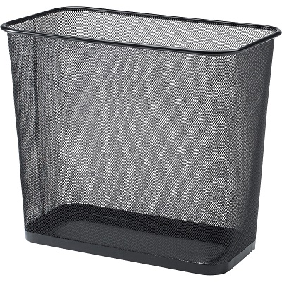 Mesh Trash Can Wastebasket, popular Black