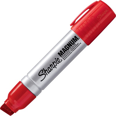 Sharpie Chisel Tip Red Permanent Marker Sold Individually