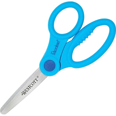 Stanley 2 Pack Child Safe Scissors 5-Inch Blunt Tip Kids Scissors